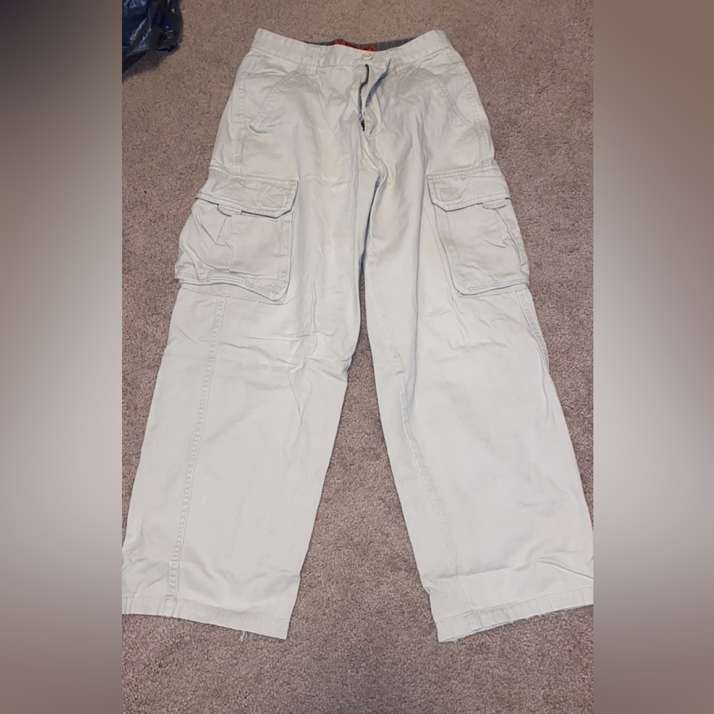 Boys Light cream Cargo Pants